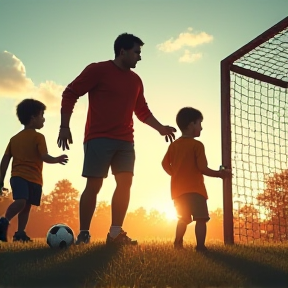 A Family Soccer Match