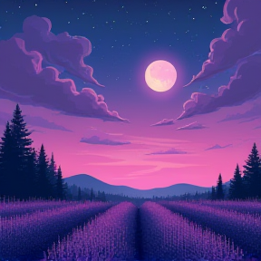 Lavender night 