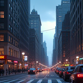 City Lights of New York