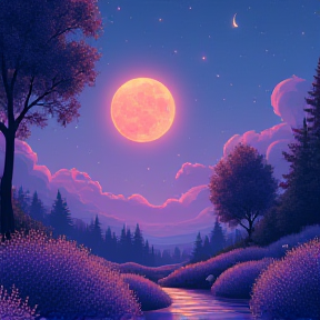 Lavender night 