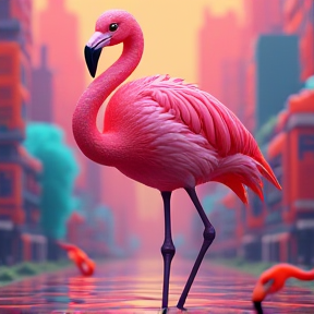 Flamingo's Fire