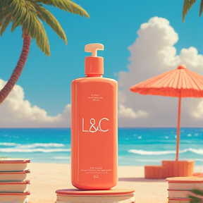 L & C scented sunscreen