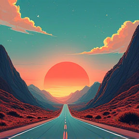 Open road