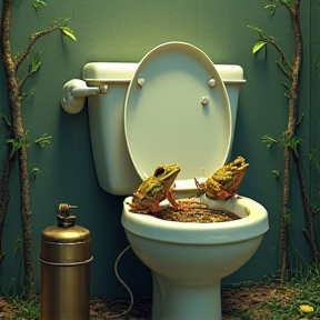 Frogs in the Loo