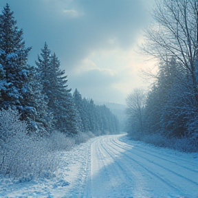 Padał biały śnieg