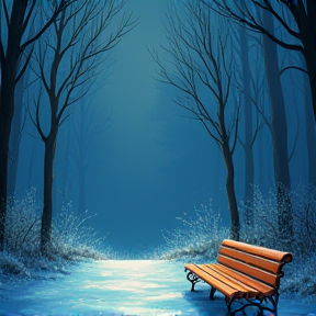 Un banc froid