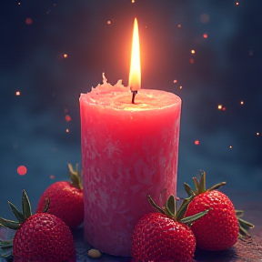 Funky Fruity Candle