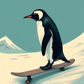 Penguin on Wheels