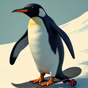 Penguin on Wheels