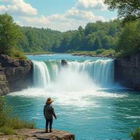 Fishing at Sioux Falls