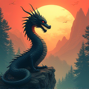 The Dragon Inside of the Mountain