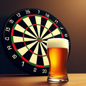 Bier und Darts