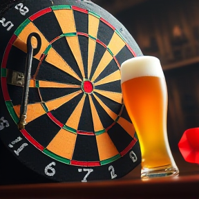 Bier und Darts