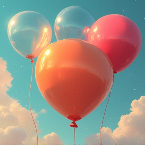 Luftballons aufblasen