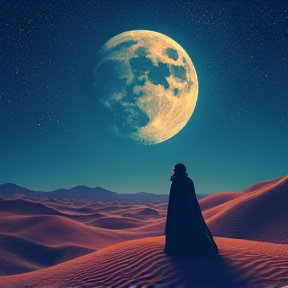  Whispers of the nightfall desert 