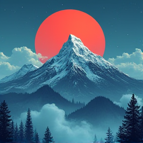 Three mountains