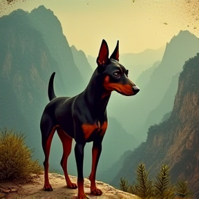 Zwergpinscher Alto do Monte