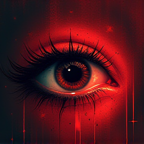 Crimson eyes