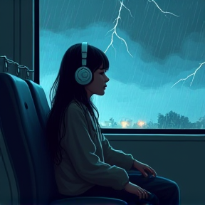 Rainy Nights and Headphones