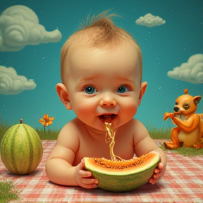 Teething Melon