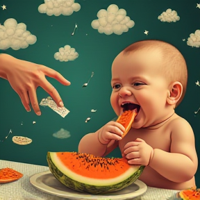 Teething Melon