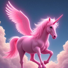 Pink Unicorn in the Sky