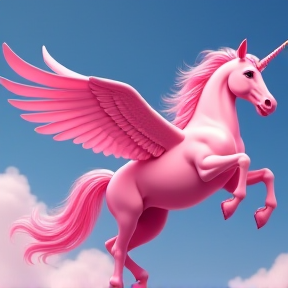 Pink Unicorn in the Sky