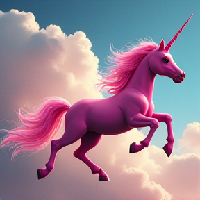 Pink Unicorn Flight