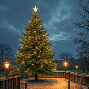 Rhayader Christmas Tree