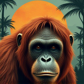 brage orangutangen med lite iq