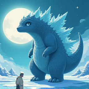 Sebzilla love shimo the ice kaiju