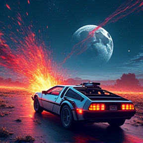 La Delorean 😇