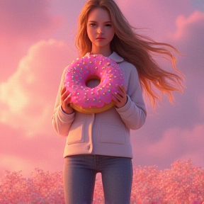 Wonderful Girl Named Donut