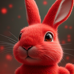 Red Bunny on top