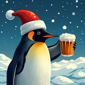 Christmas Cheers with Penguins and Ramsay