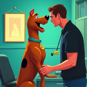 Scooby Doo at the Chiropractor