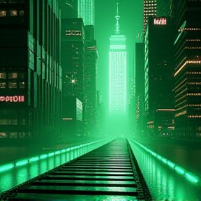 Neo Green Lights