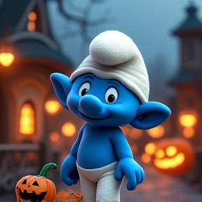 Scary Smurf Village