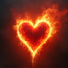 HEART ON FIRE