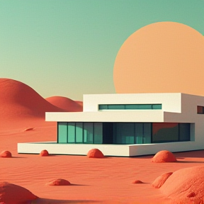 White House in the Desert