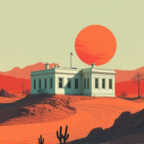 White House in the Desert