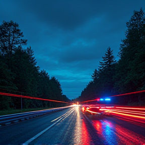 Kush auf der Autobahn