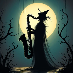 spooky scary saxophone