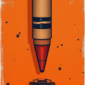 Orange Crayon