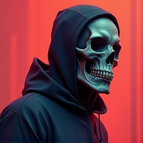 Skull Mask Streamer