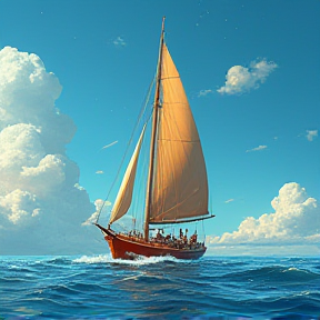 Sailing on the Ocean