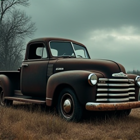 My Old Truck in the Barn