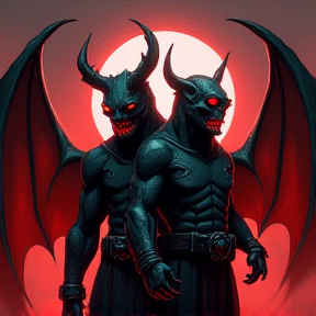 Gage the Demon_King and Ben the Devil_King