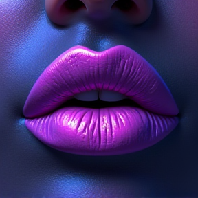 Tamazight Magical purple lips