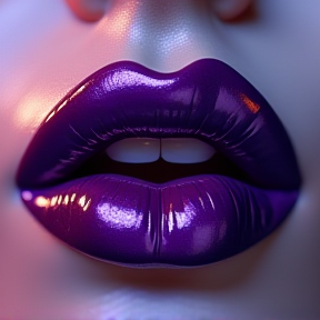 Tamazight Magical purple lips